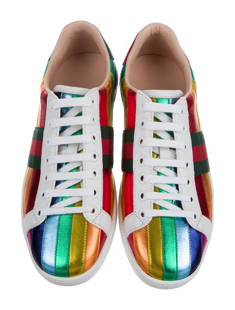 gucci sneakers rainbow